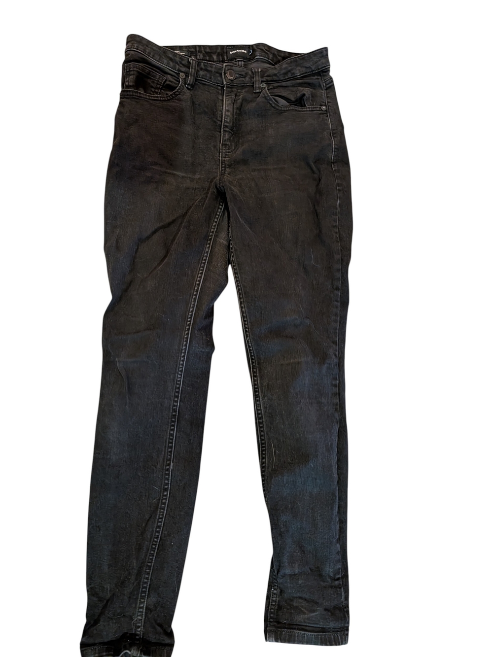 Women's Black High-Rise Slim Jeans